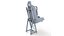Asiento de piloto de helicóptero