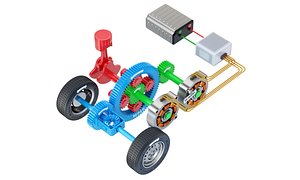 E-CVT Transmission Animation