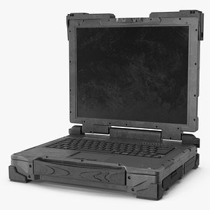 Army Laptop Old 3D