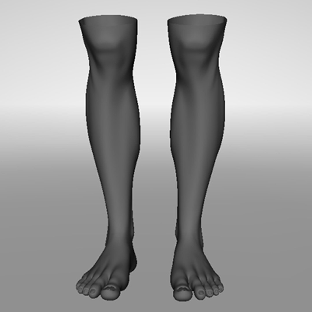 Realistic Human Legs 3d Max