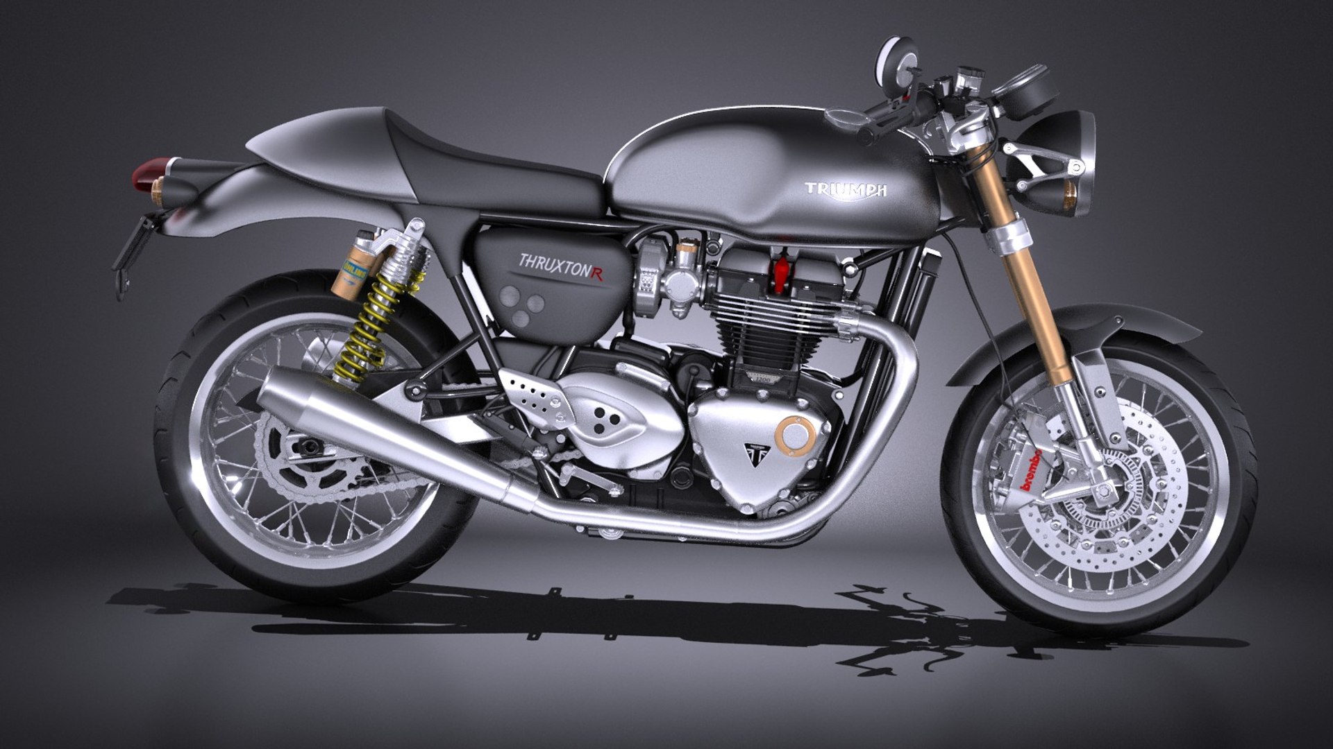 3d Model Triumph Thruxton R