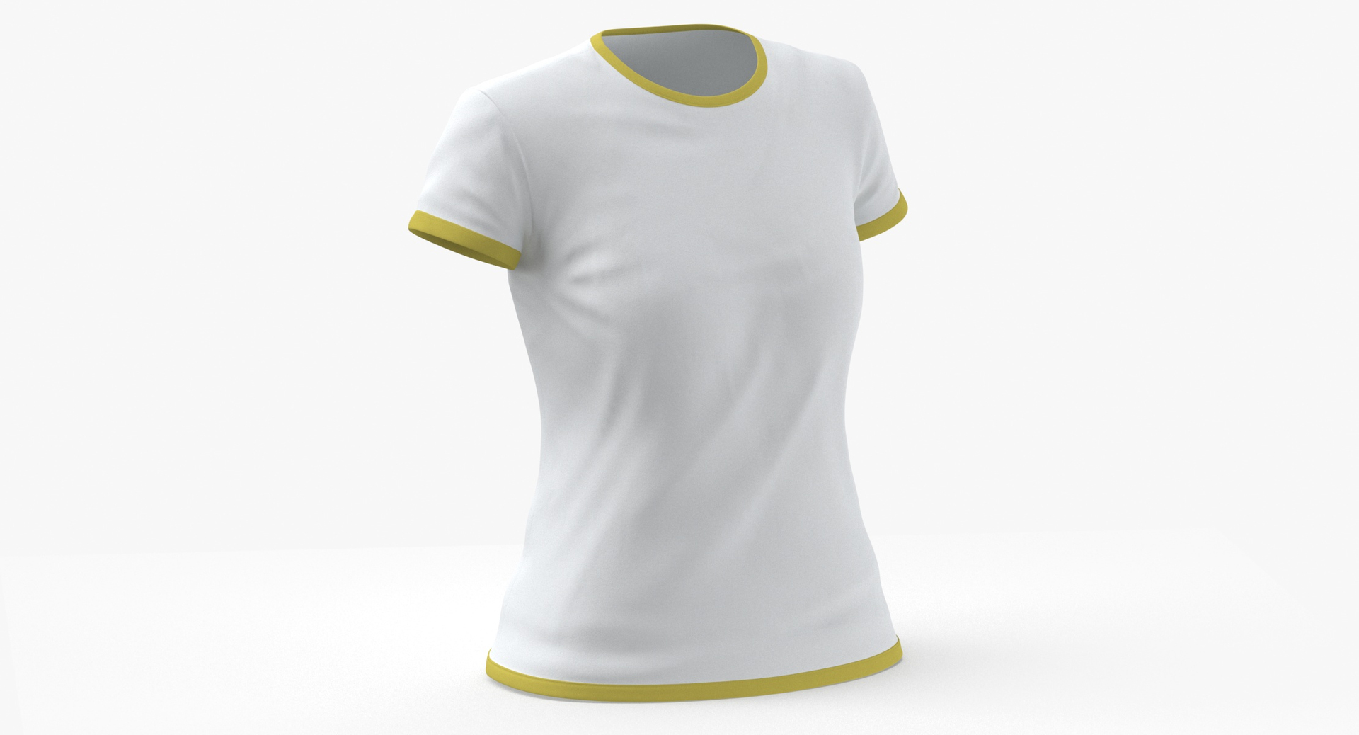 3D Female Crew Neck Worn White and Yellow https://p.turbosquid.com/ts-thumb/he/nLMaUK/Fg/0000/jpg/1620729922/1920x1080/turn_fit_q99/2fa29296bbad15da90f891f475b88588ac8b331a/0000-1.jpg