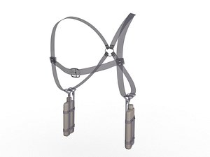 Plastic Harness with hip flask