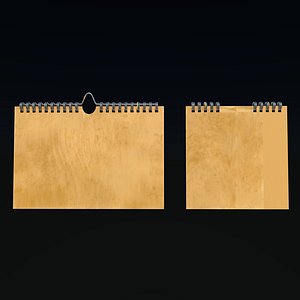 3D Wall calendar 3D model
