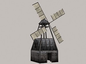 3d model of windmill