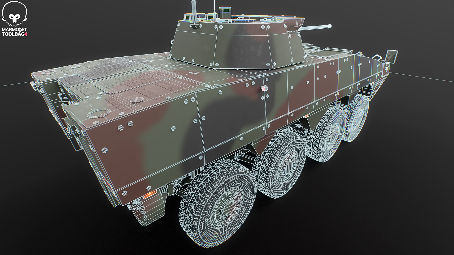 KTO Rosomak Patria AMV with HITFIST 30mm Turret Green Camo 3D https://p.turbosquid.com/ts-thumb/he/wjpquY/ai/roscamo_wire__001/png/1784812032/1920x1080/fit_q87/4b318a161415b7892262864f68c904105cfd292d/roscamo_wire__001.jpg