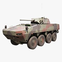 KTO Rosomak Patria AMV with HITFIST 30mm Turret Green Camo