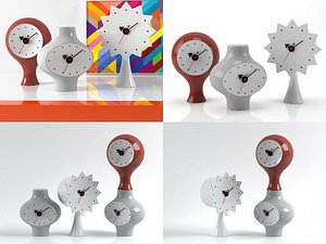 3D ceramic clocks model