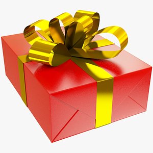 3D christmas gift model