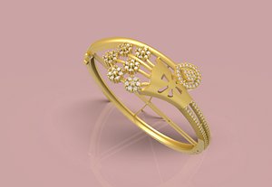 3D Diamond Women Bracelet - 003