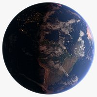 43K PBR Production Ready Earth Globe