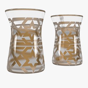 Arabic Tea Transparent Glass 3D model
