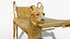 Tutankhamun Funerary Bed Lion 3D model