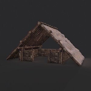 3D Modular Hut M model