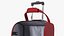 Open Softshell Luggage Samsonite Red