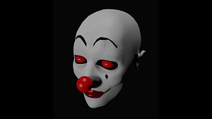 Demon Clown Head 3D model