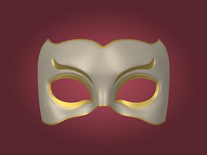 mardi gras mask 3D model