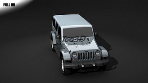 jeep wrangler 3d max