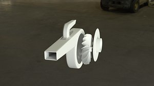 diy air plower 3D model