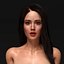 Sexy Realistic Detailed Woman Nude - Sky 3D model