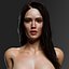 Sexy Realistic Detailed Woman Nude - Sky 3D model