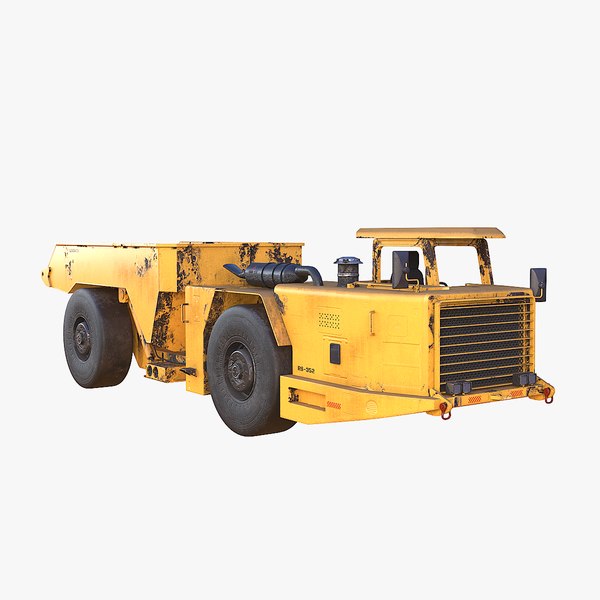 3D Used Modern Articulated Mine Truck