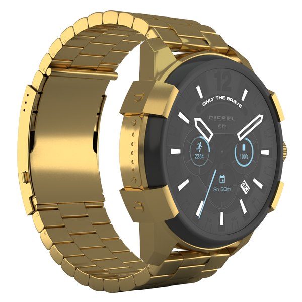 Gold diesel smartwatch hotsell