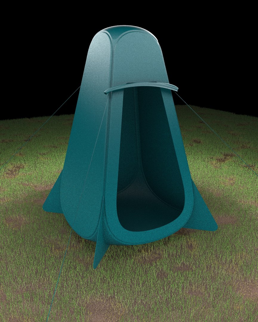 Bathroom Tent 3D TurboSquid 1923100