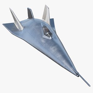 Experimental Jet Aircraft in Flying Simplified 3D