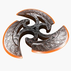 Throwing Star X m I em 3D model