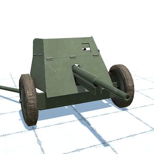 3D 45 mm gun 53-k model
