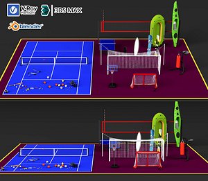 Multifunctional sports field and outdoor leisure equipment package