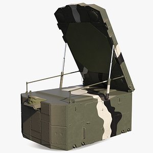 3D s300 camouflage radar flap model