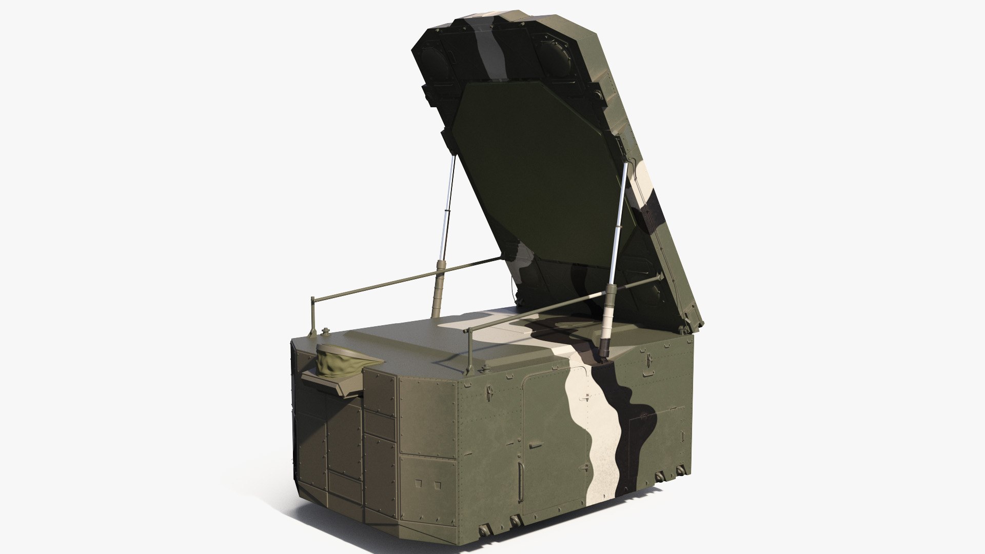 S300 Camouflage Radar Flap Lid B 3D model preview