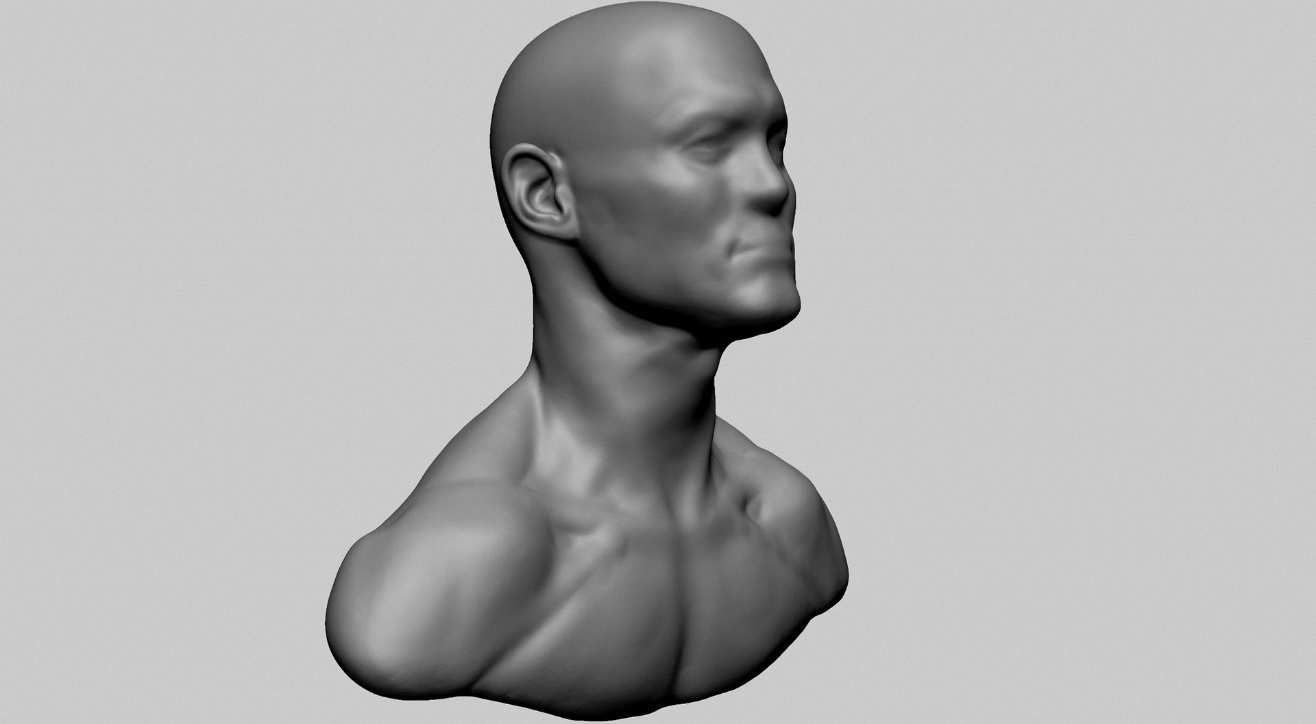 Base Male Head B Model - TurboSquid 1937909