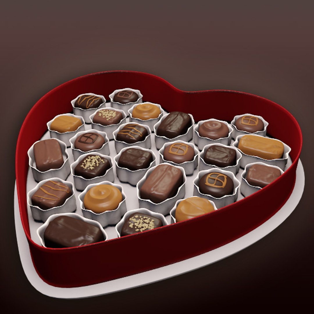 maya valentine chocolates heart