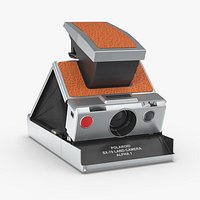 Polaroid SX-70 Alpha Instant Camera Open
