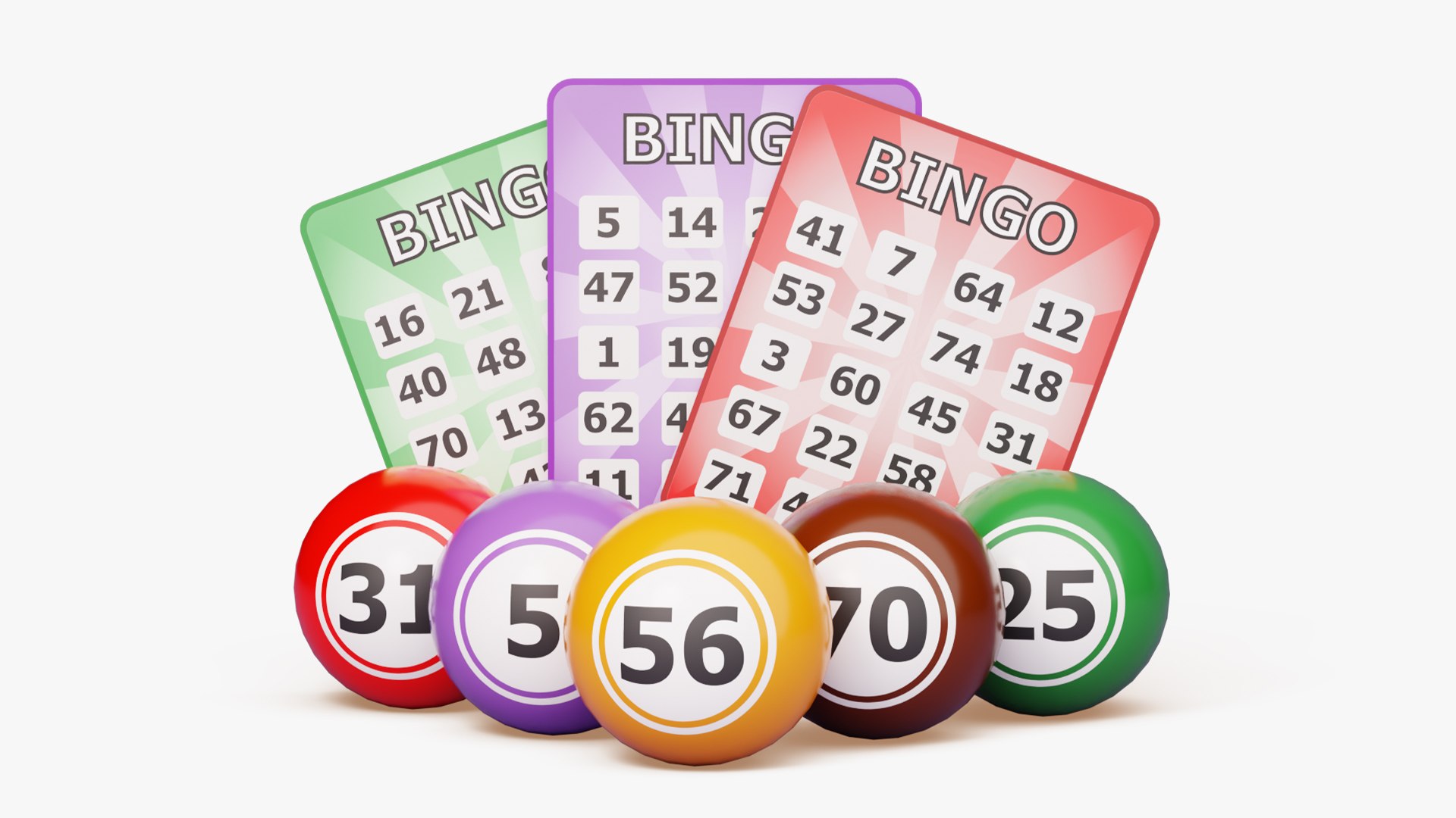 Bingo Cards(1) Model - TurboSquid 2507513