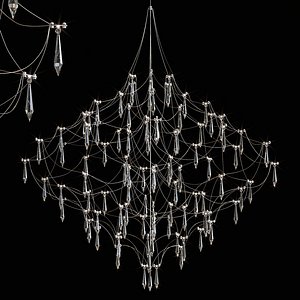 3D Hanging chandelier DSMJFU model