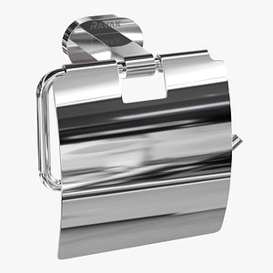 3D model realistic toilet paper holder