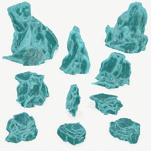 ice rocks 3D