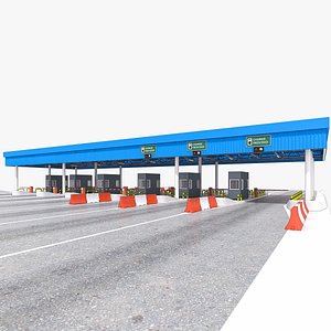 Highway Toll gate 01