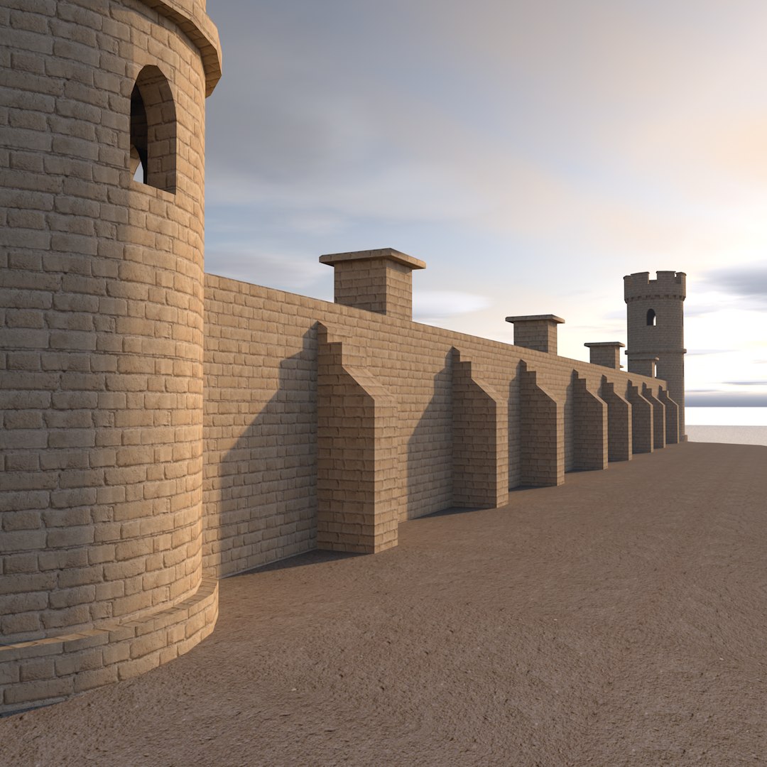 3D Castle Architecture Model - TurboSquid 1347036