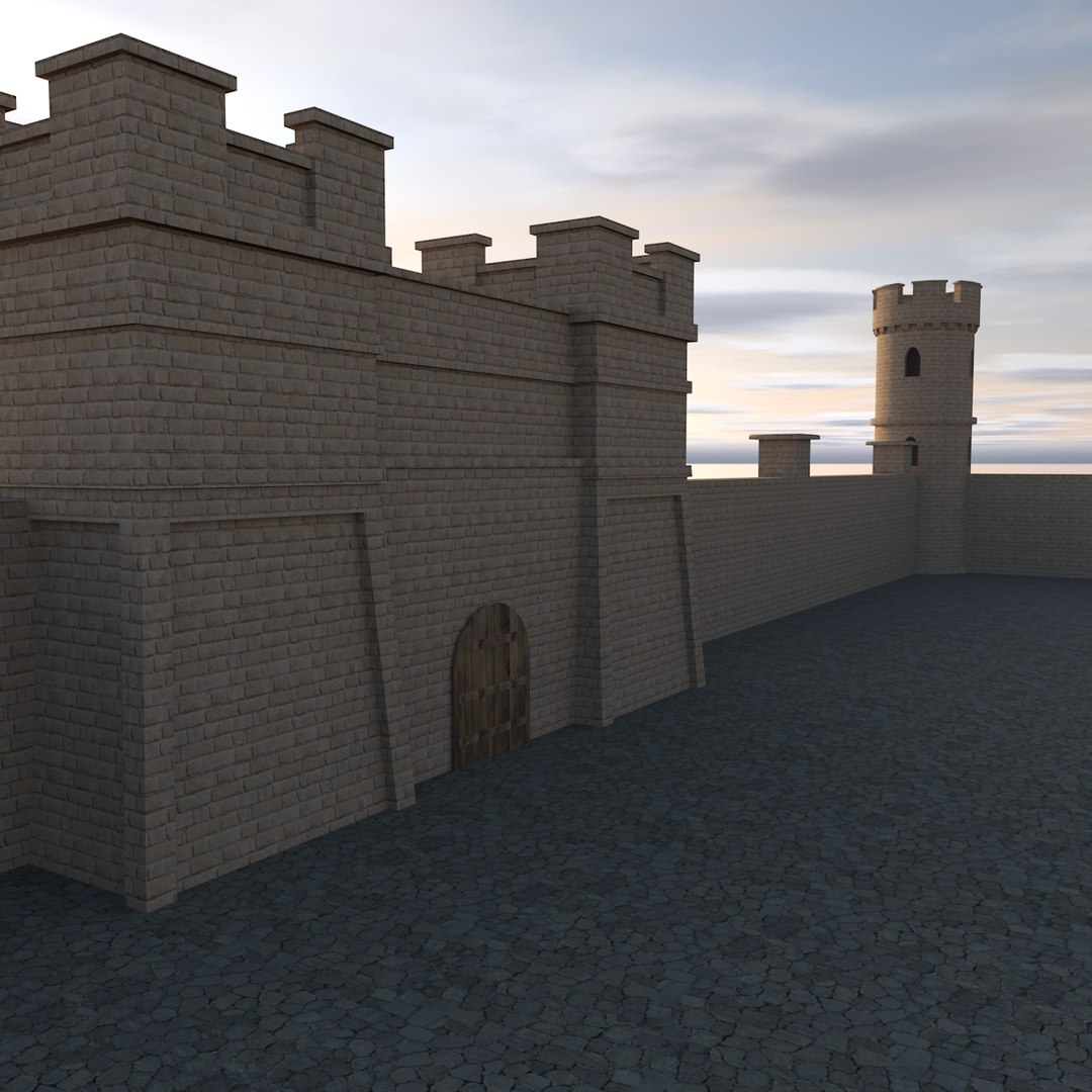 3D Castle Architecture Model - TurboSquid 1347036