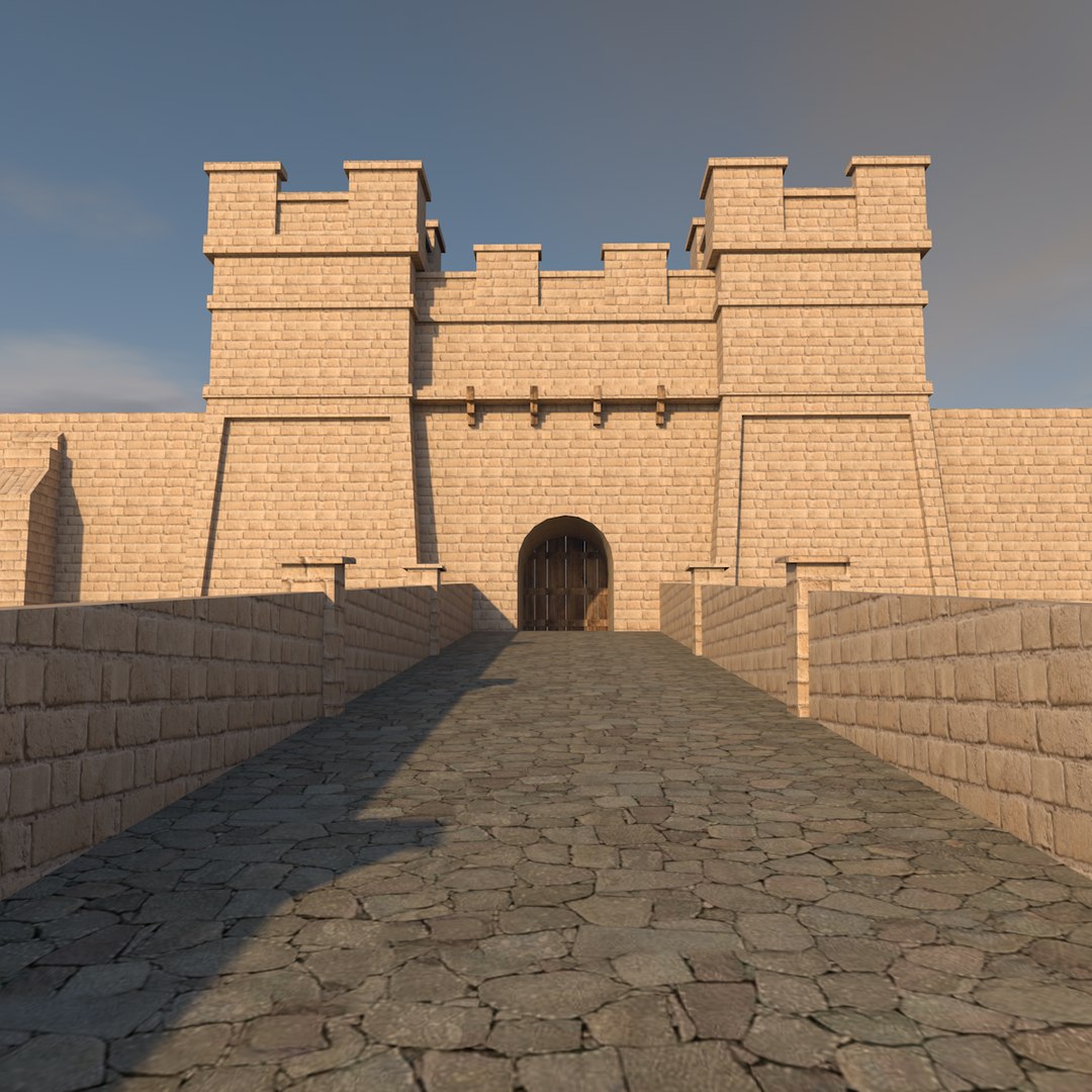 3D Castle Architecture Model - TurboSquid 1347036