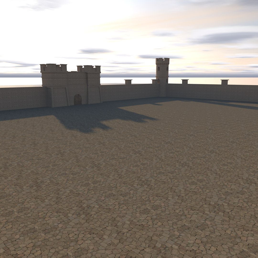 3D Castle Architecture Model - TurboSquid 1347036