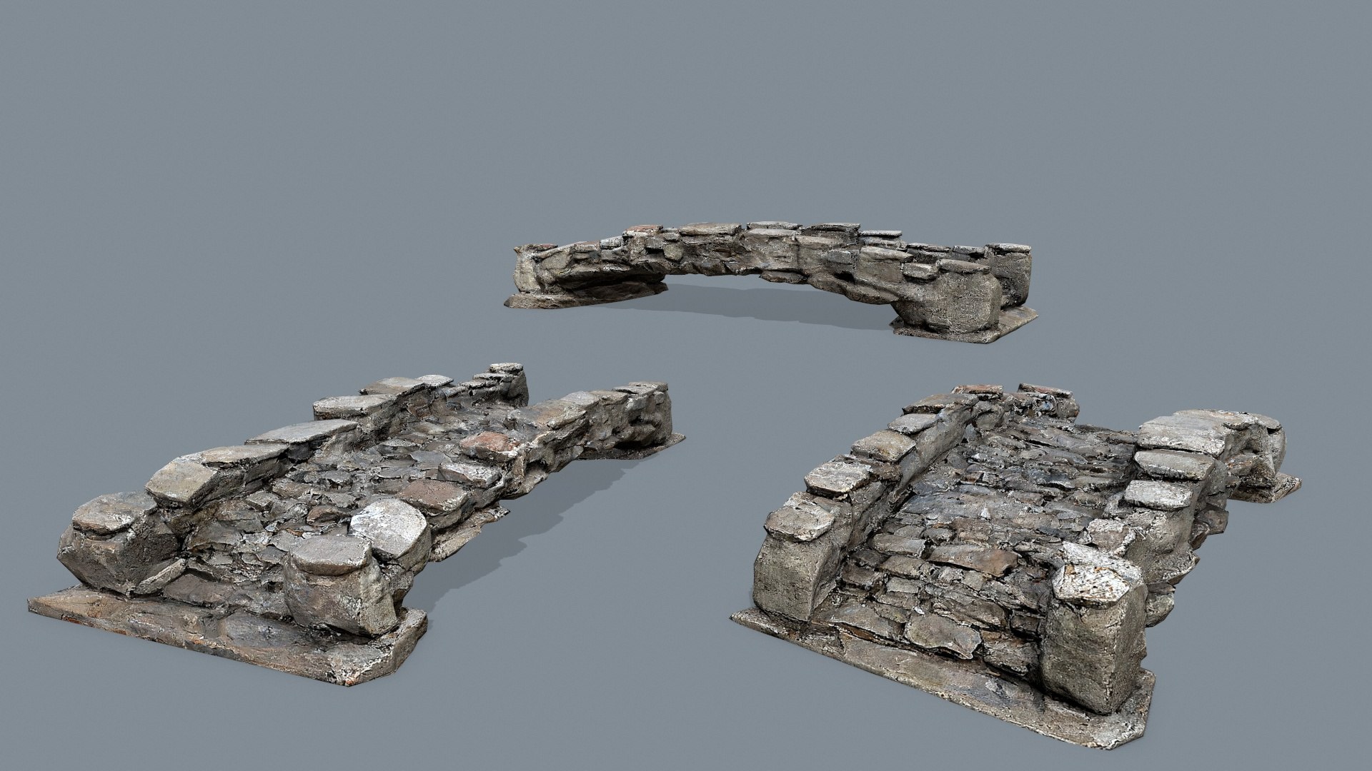3D Model Ruin Set - TurboSquid 2216556