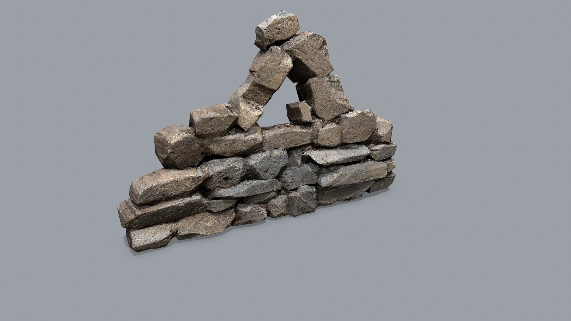 3D Model Ruin Set - TurboSquid 2216556