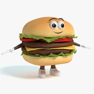 Hamburger Character