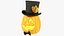 Halloween Pumpkin with Hat V5